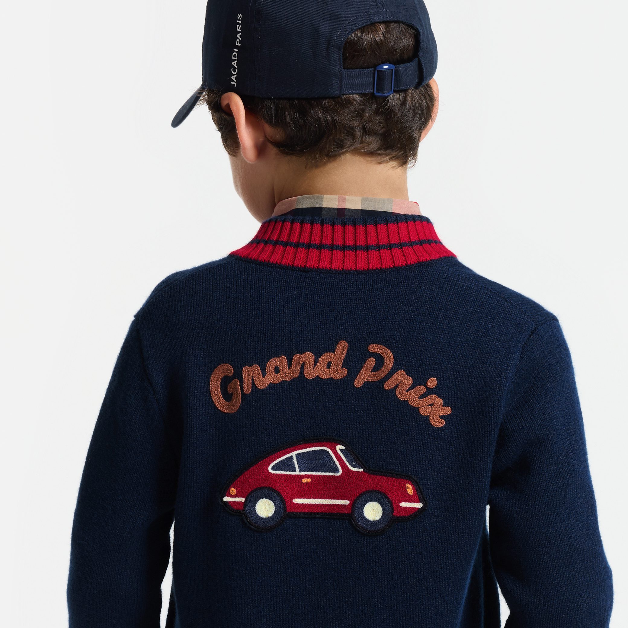 Boy Varsity spirit cardigan - Richard Blue - Image 2