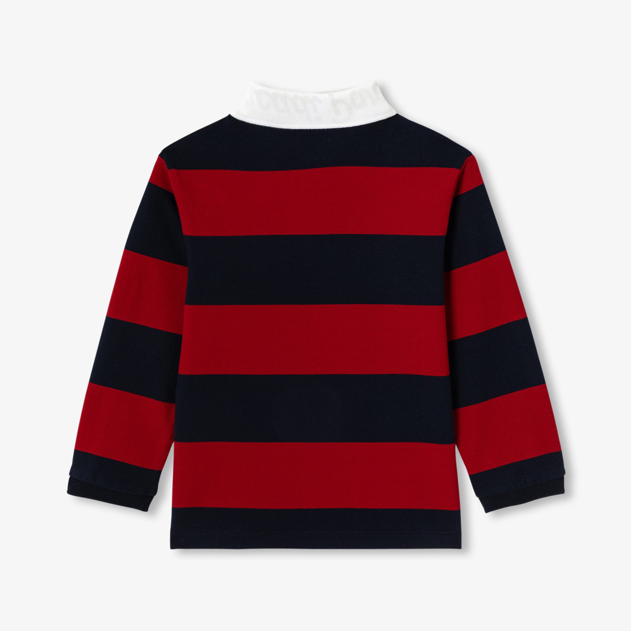 Boy rugby polo shirt - Winston Red - Image 5