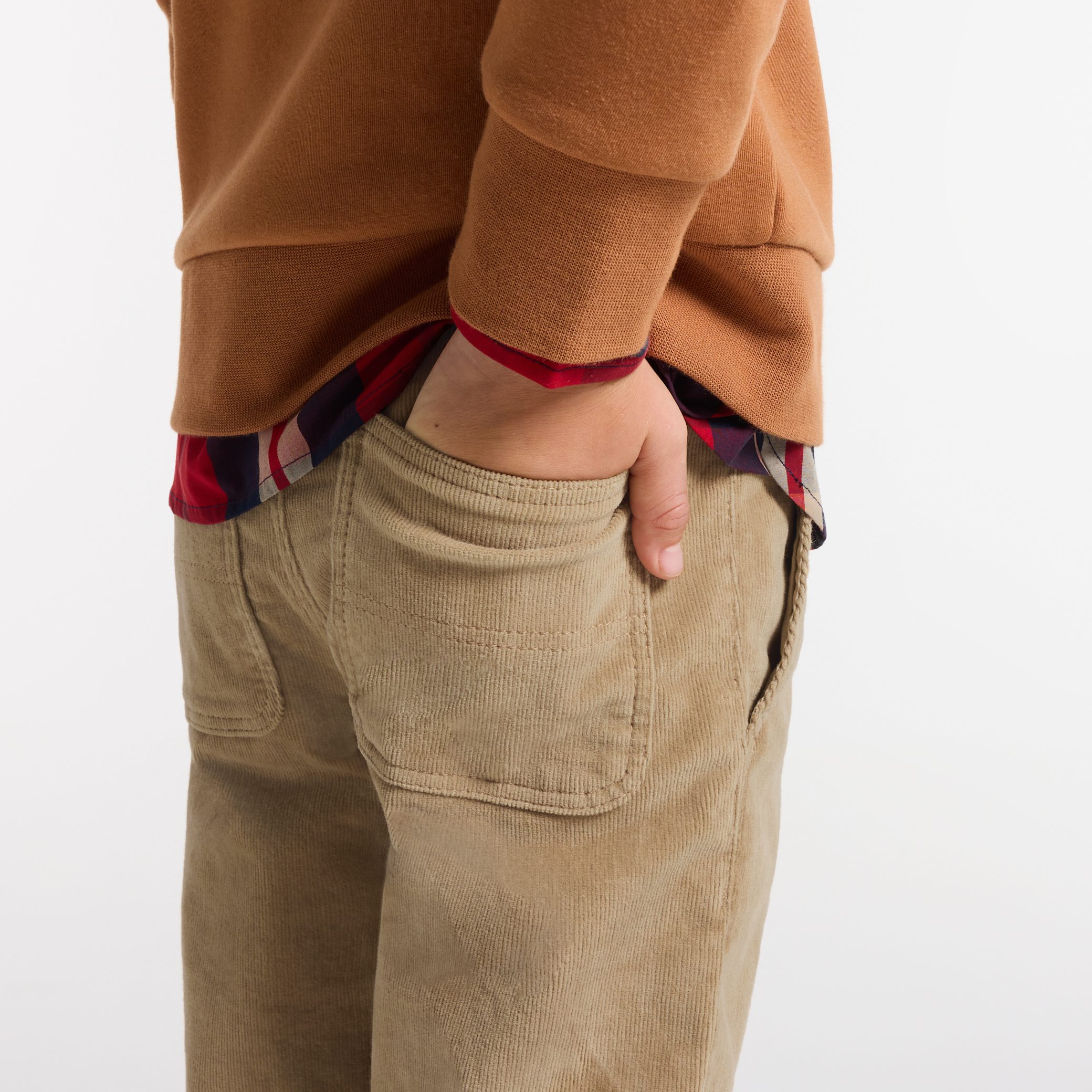 Boy velvet pants with lining - Rozie - Image 2