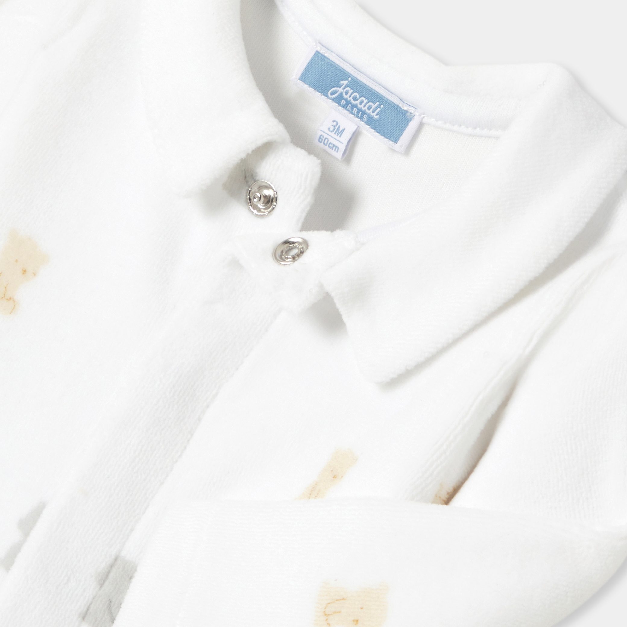 Baby teddy bear velvet pyjamas - Image 4