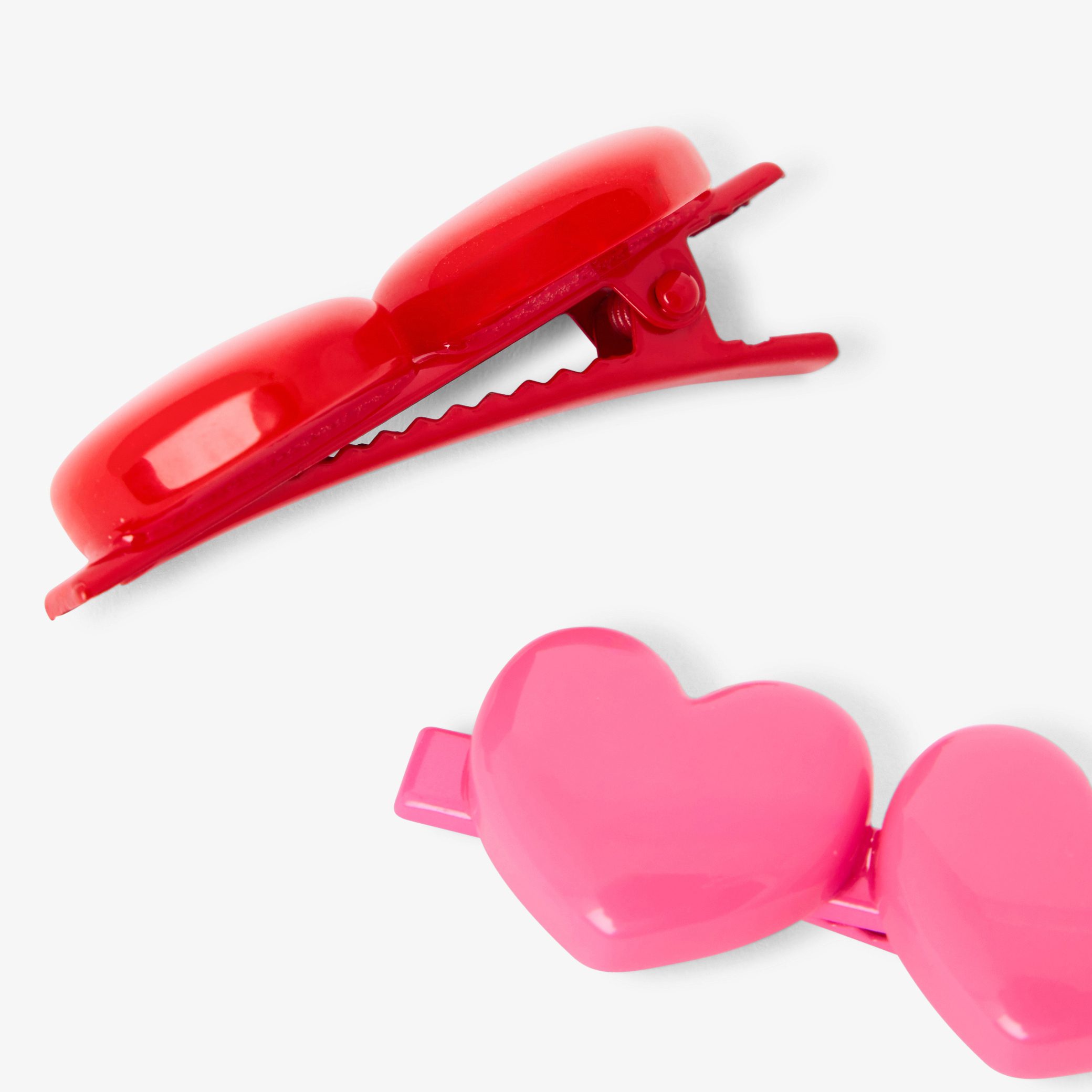 Girl duo of crocodile clips - Couer - Image 2