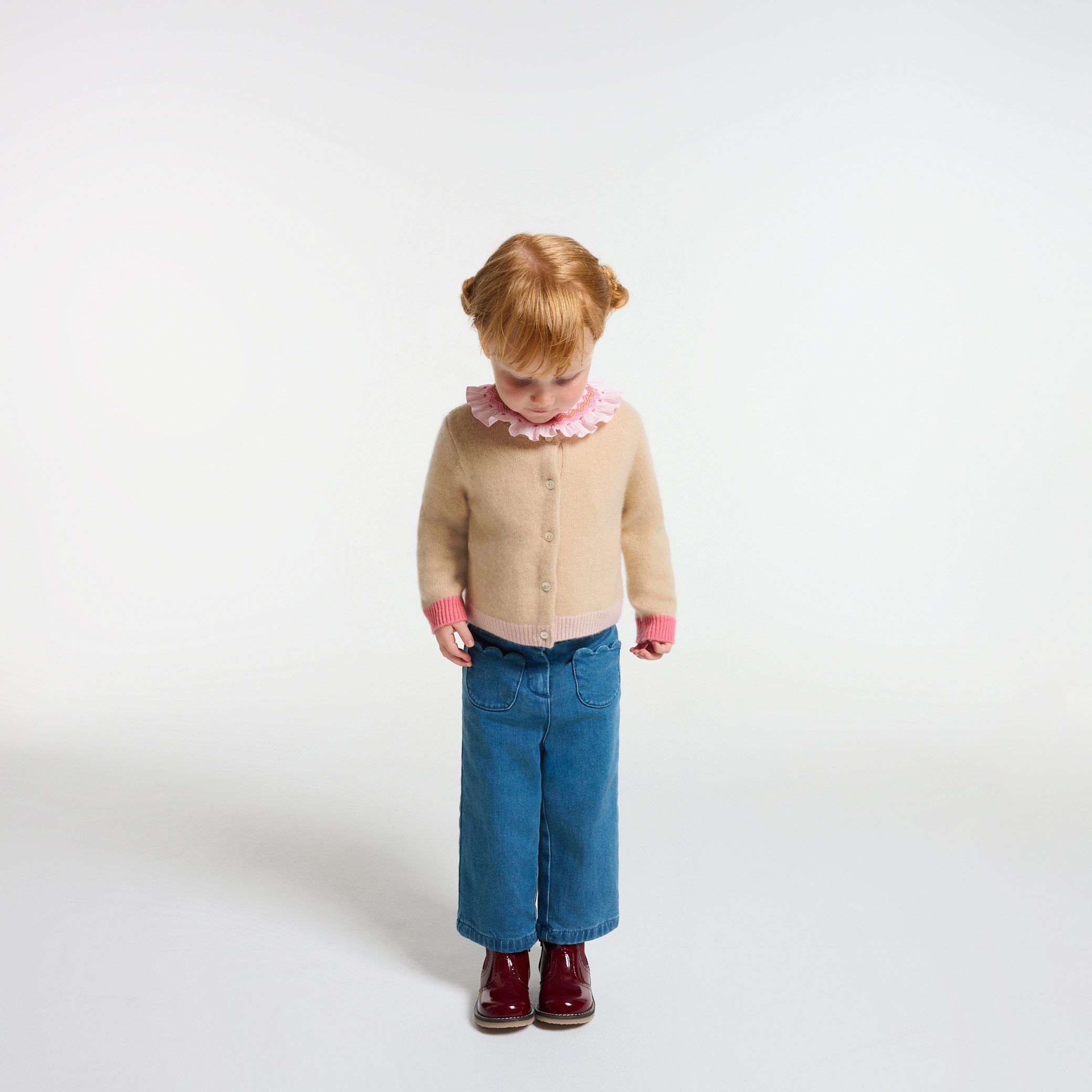 Baby girl cashmere cardigan - Image 3