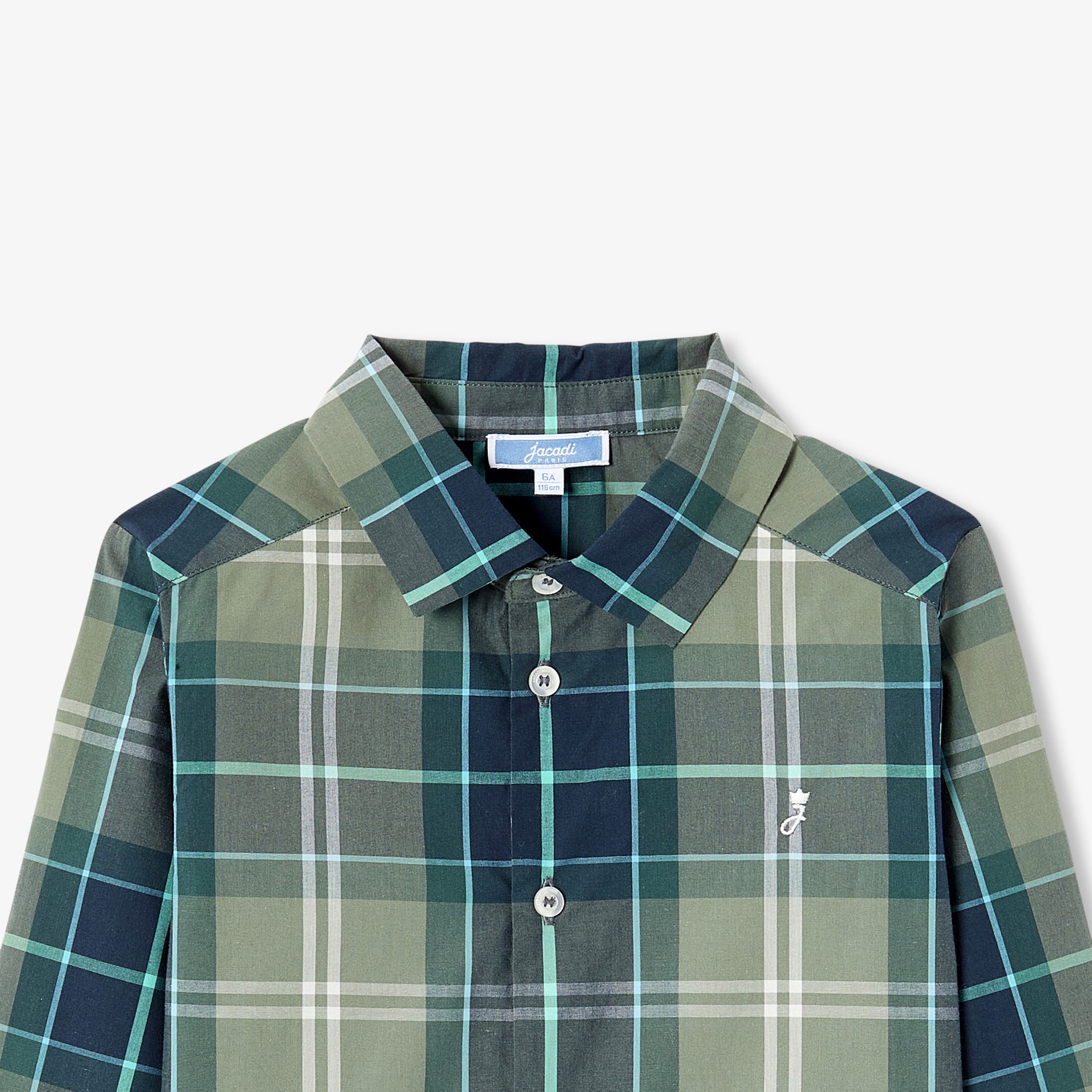 Boy tartan shirt - Papillonage - Image 5