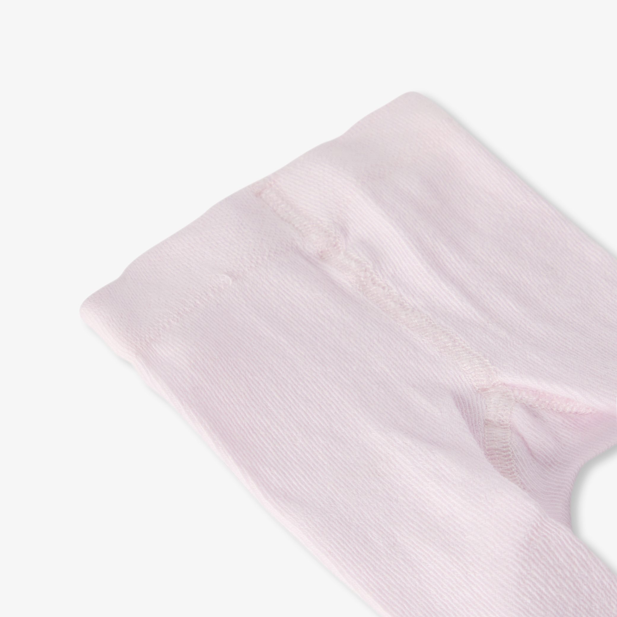 Baby girl tights with a Liberty fabric bow - Candeur Rose - Image 2