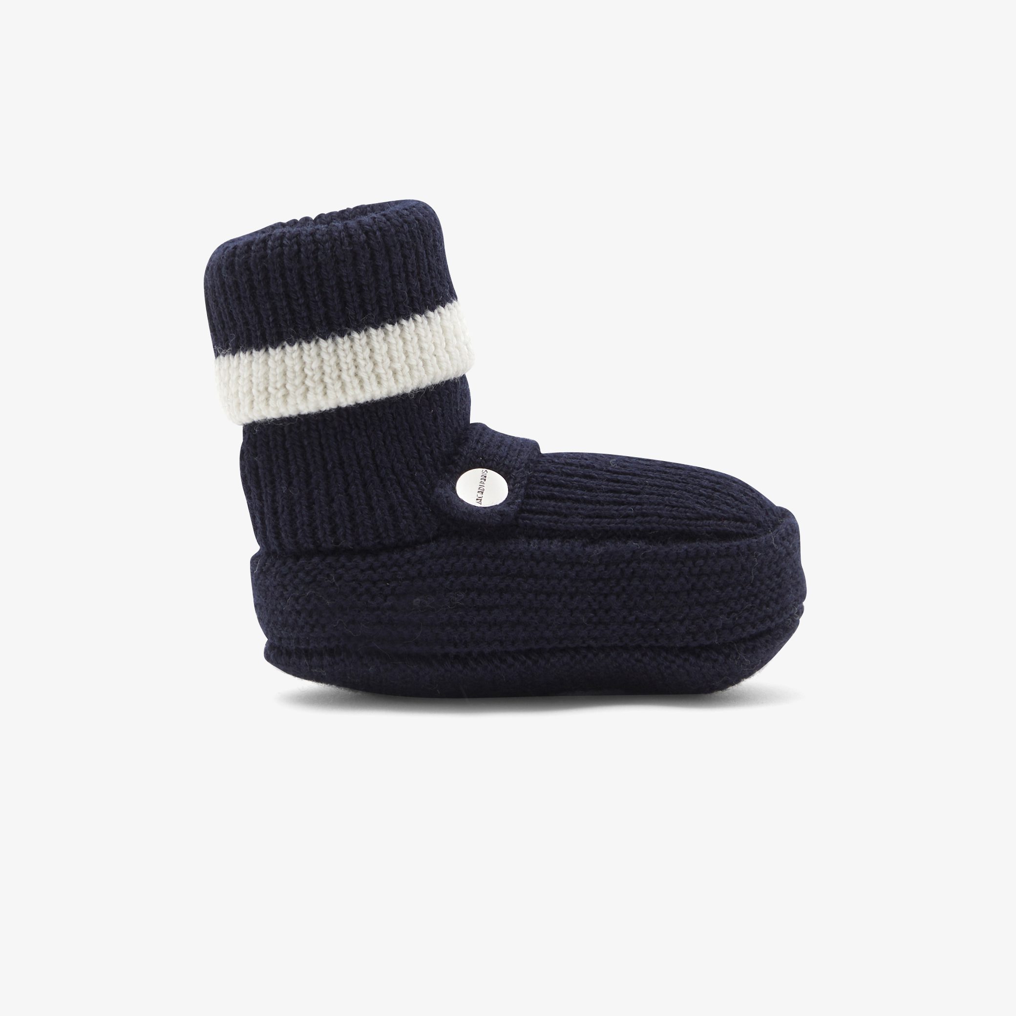 Baby wool booties - Bariton Navy