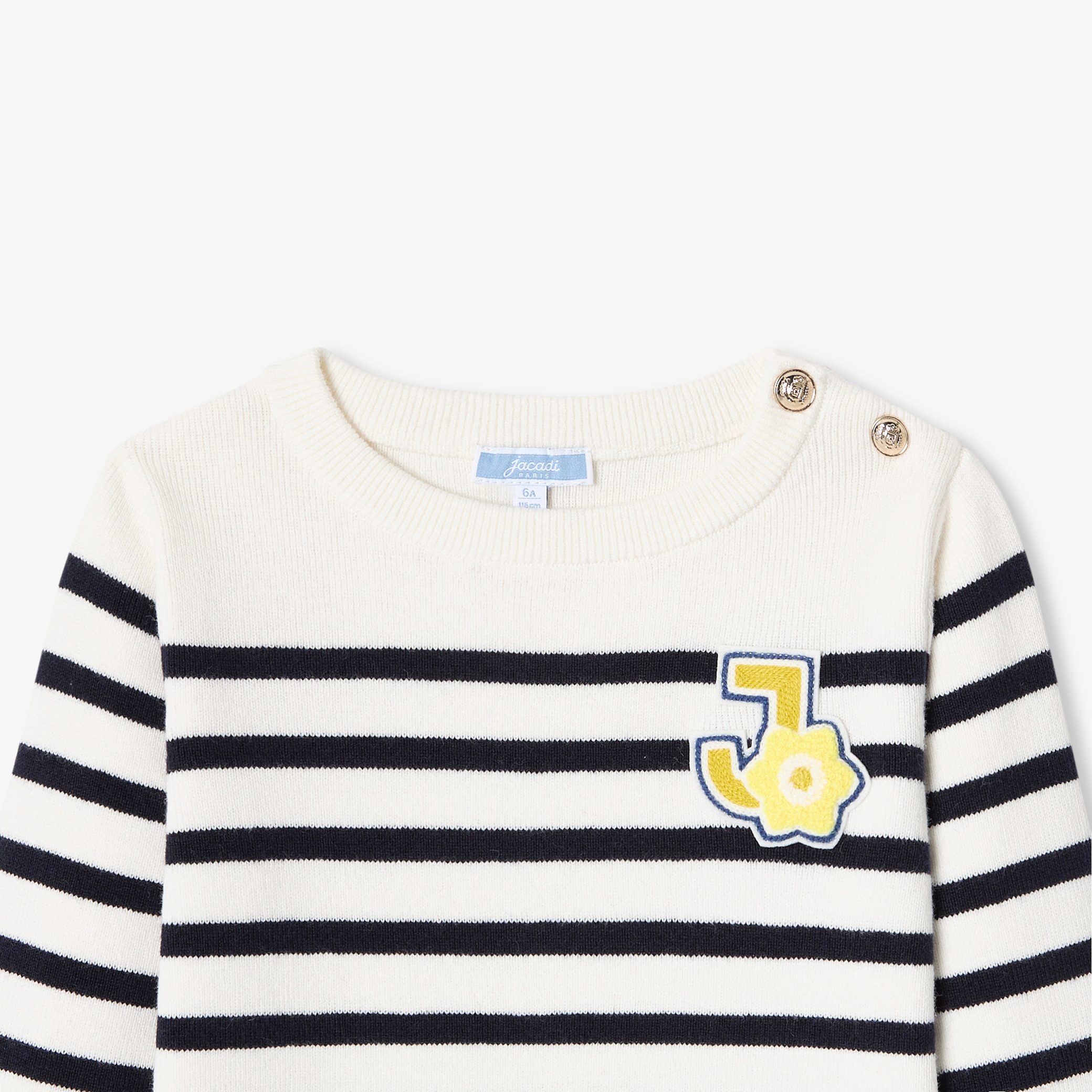 Girl striped jumper - Servane - Image 5