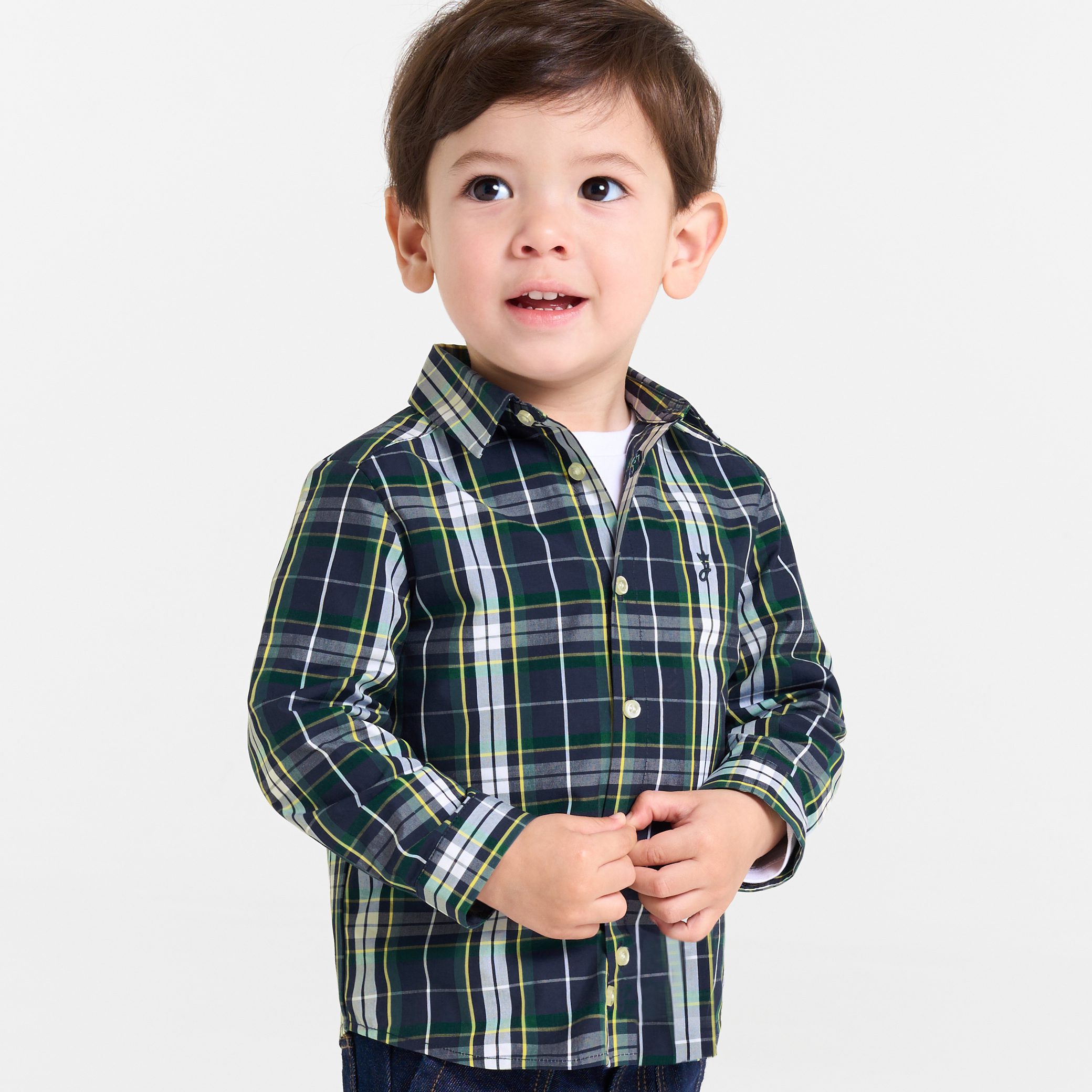 Baby boy tartan shirt