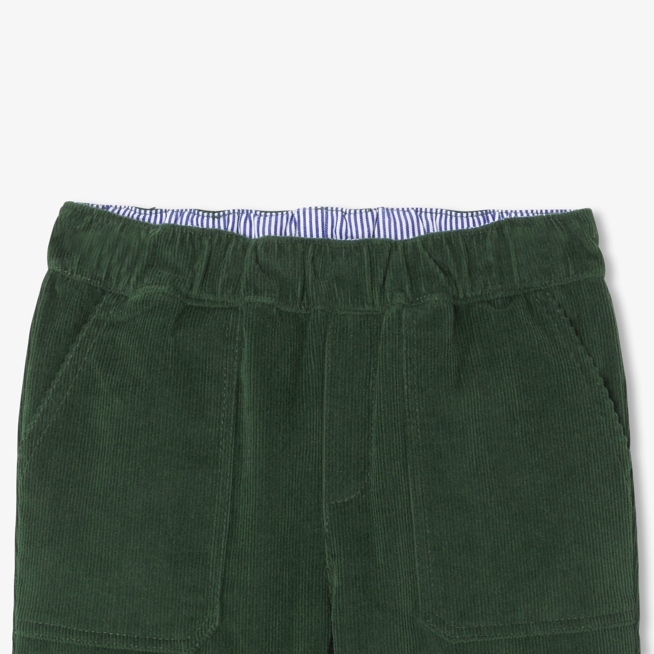 Baby boy velour trousers- Ourage - Vert - Image 3