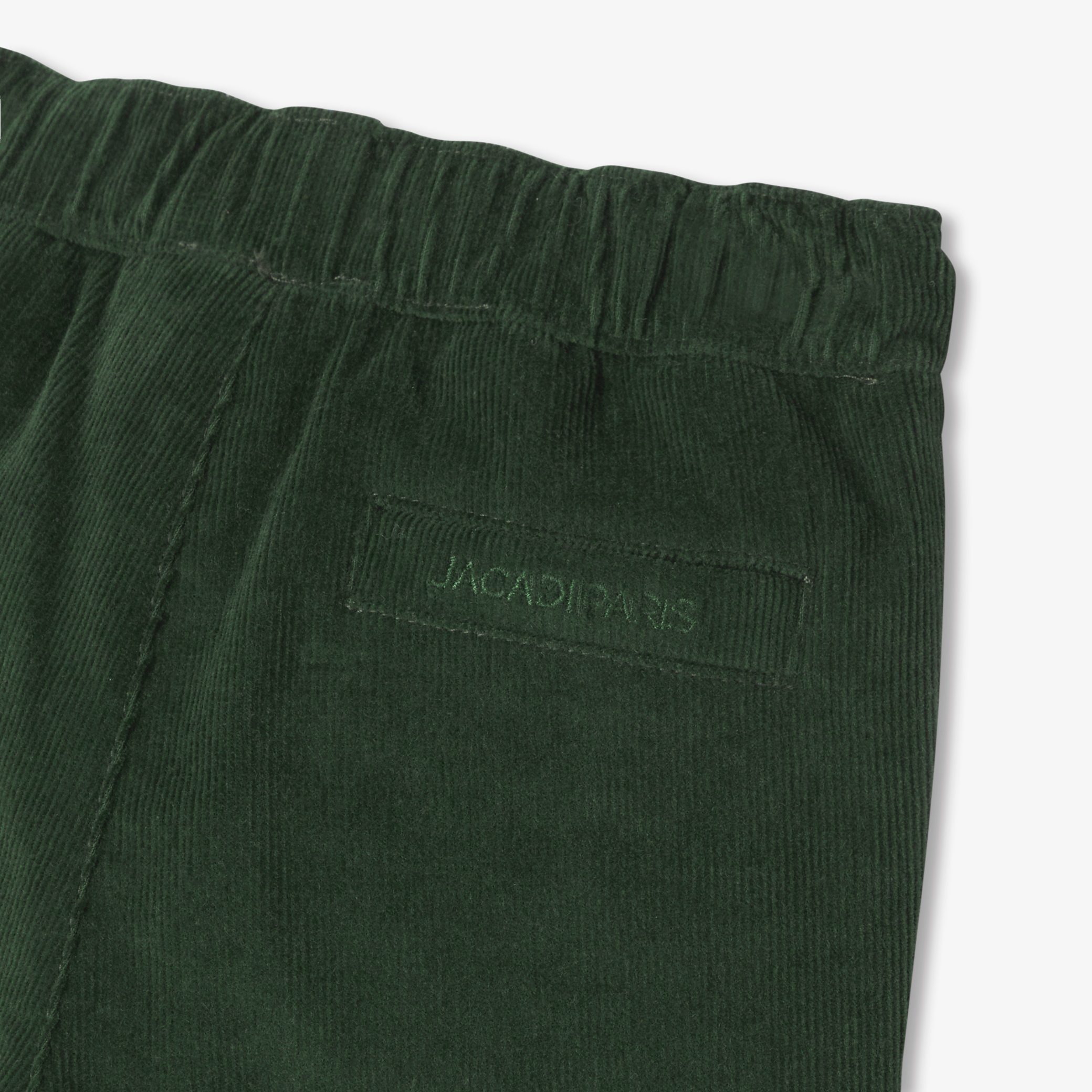 Baby boy velour trousers- Ourage - Vert - Image 4