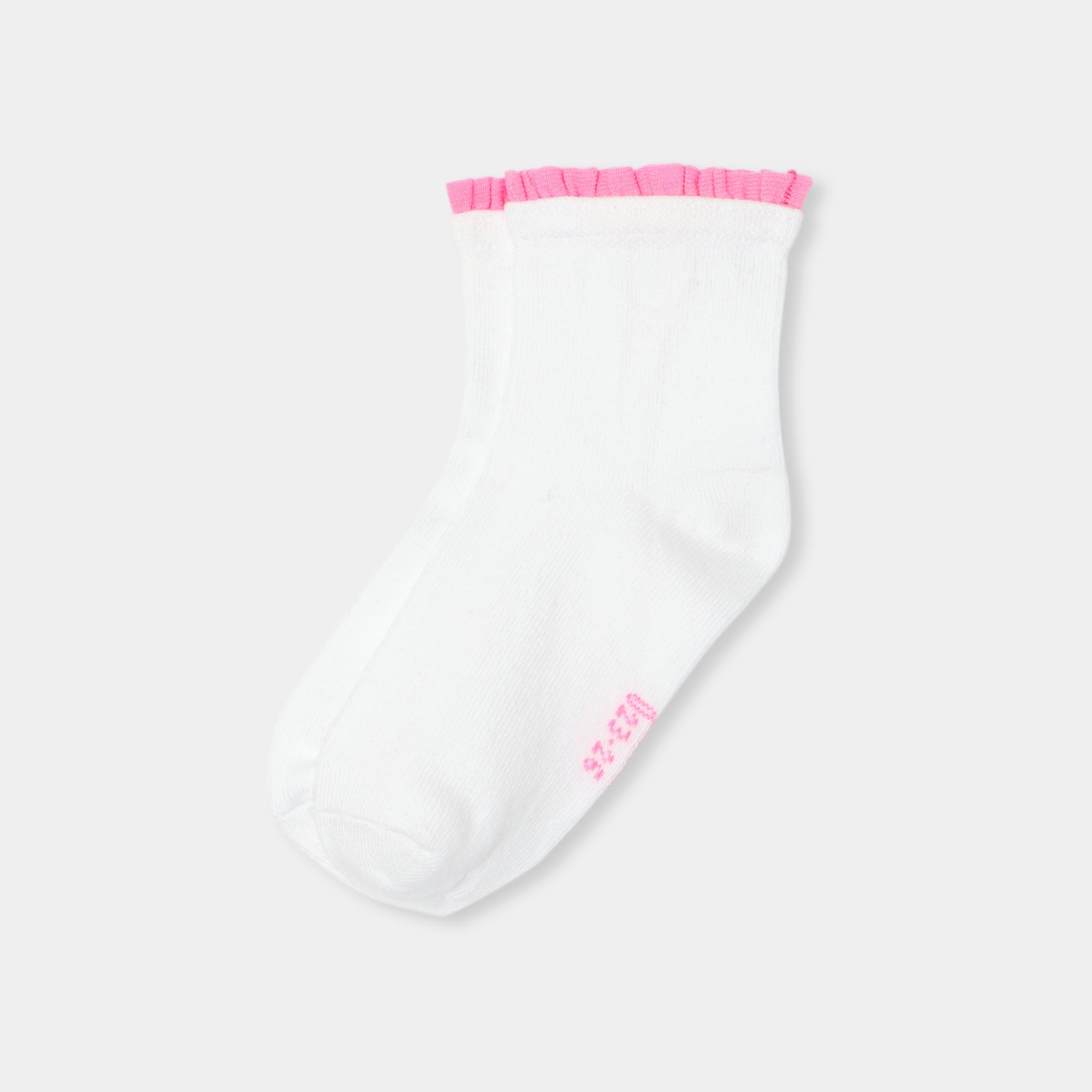 Girl socks with contrasting ruffle - Grenadine
