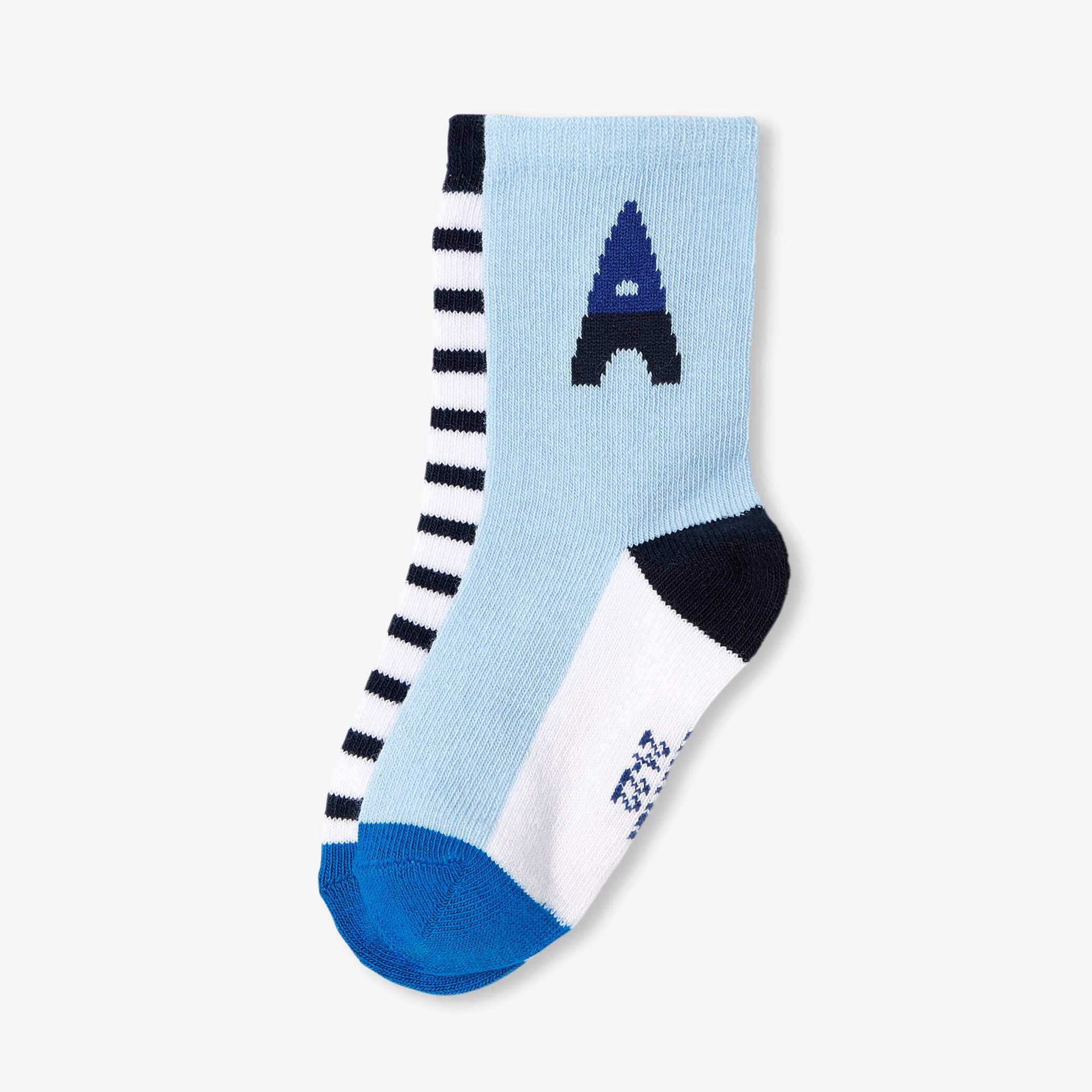 Baby boy duo of socks