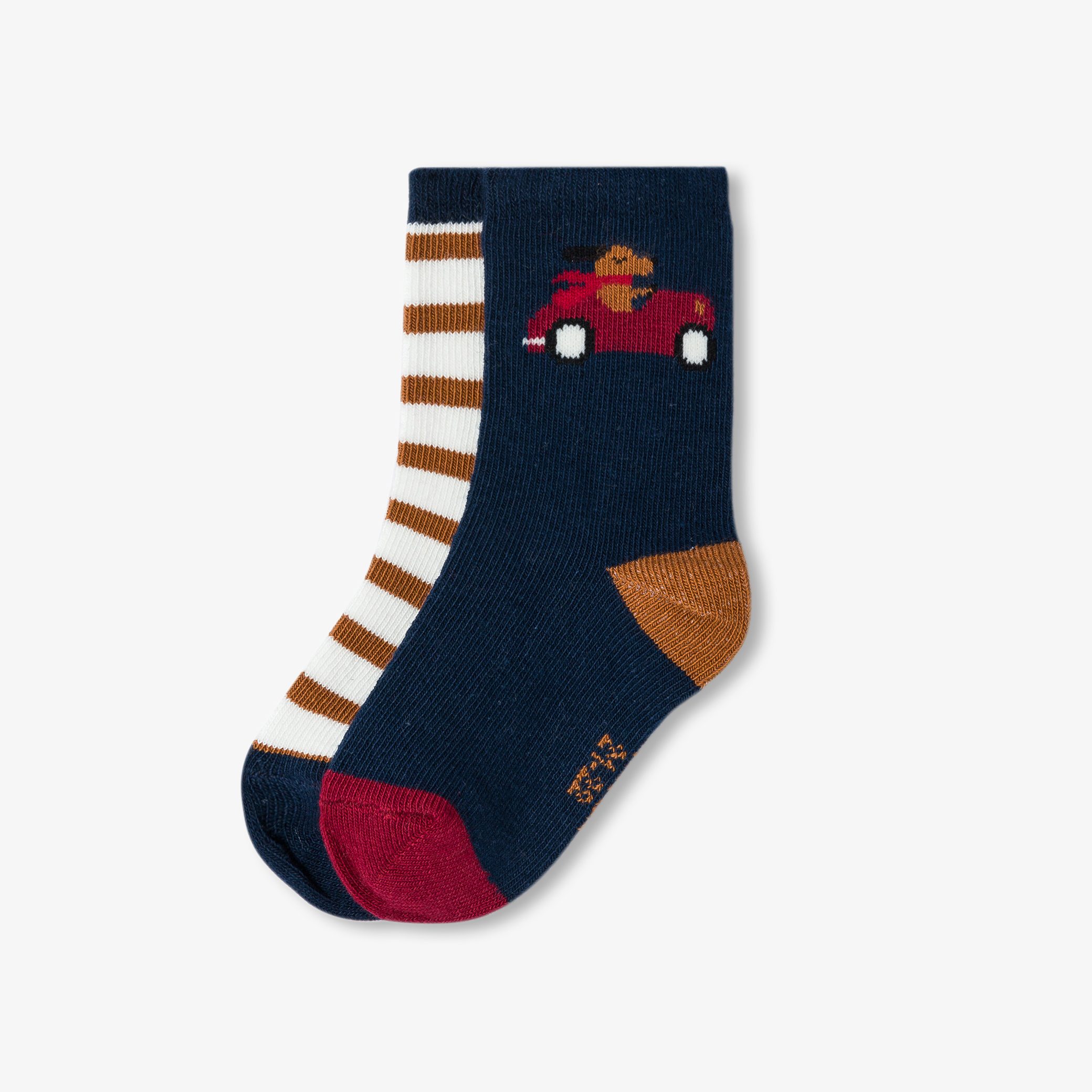 Baby boy duo of socks
