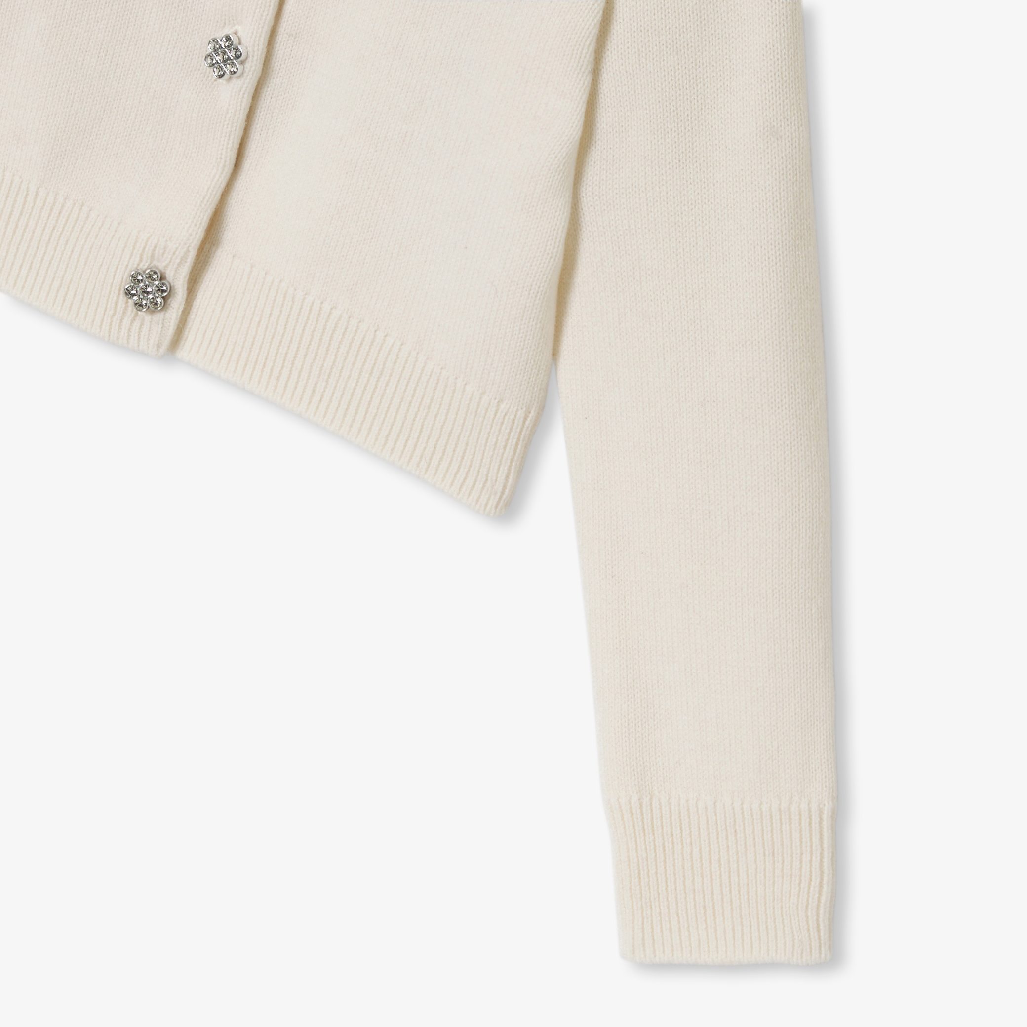 Girl knit cardigan- Zephira Cream - Image 4