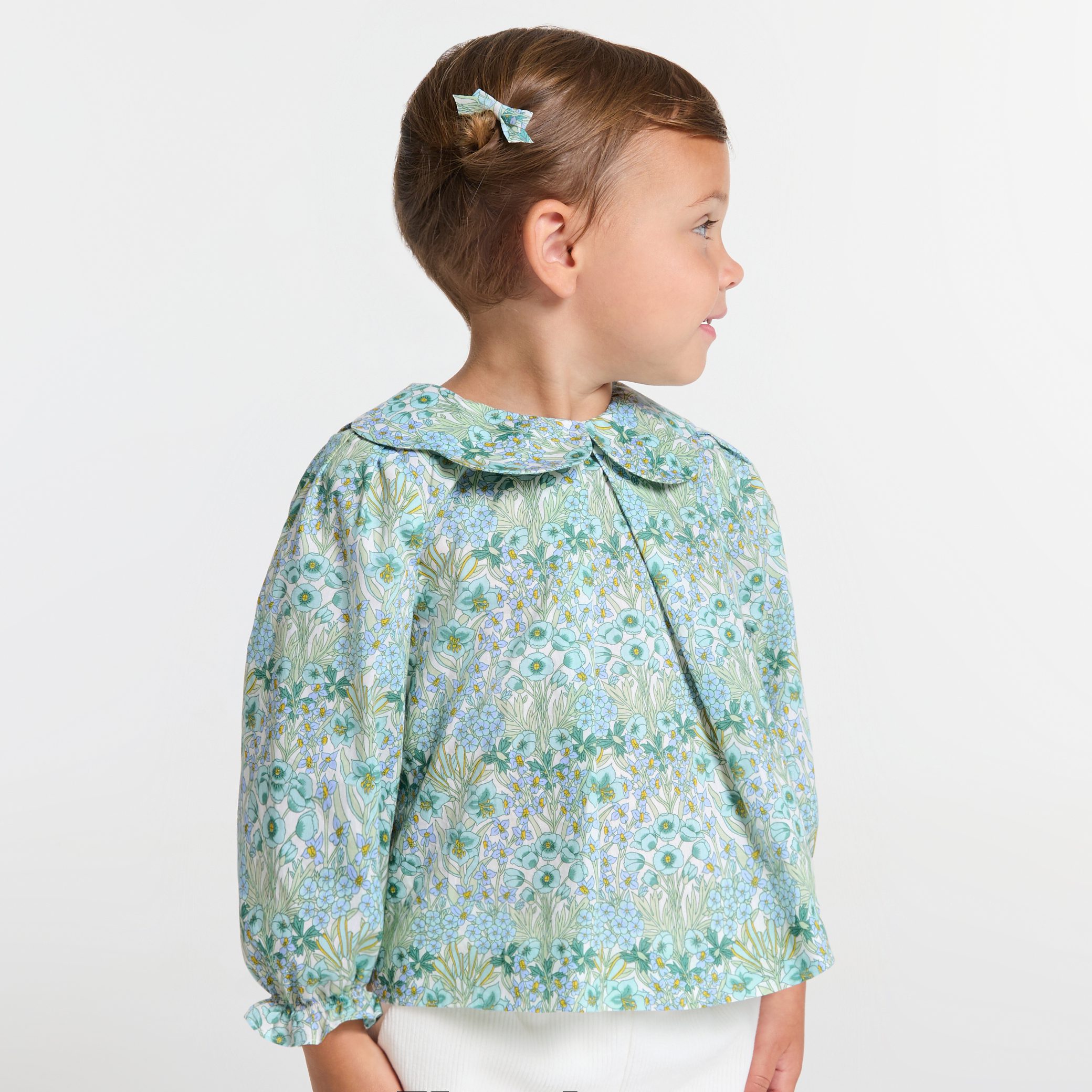 Baby girl blouse in Liberty fabric - Nadine