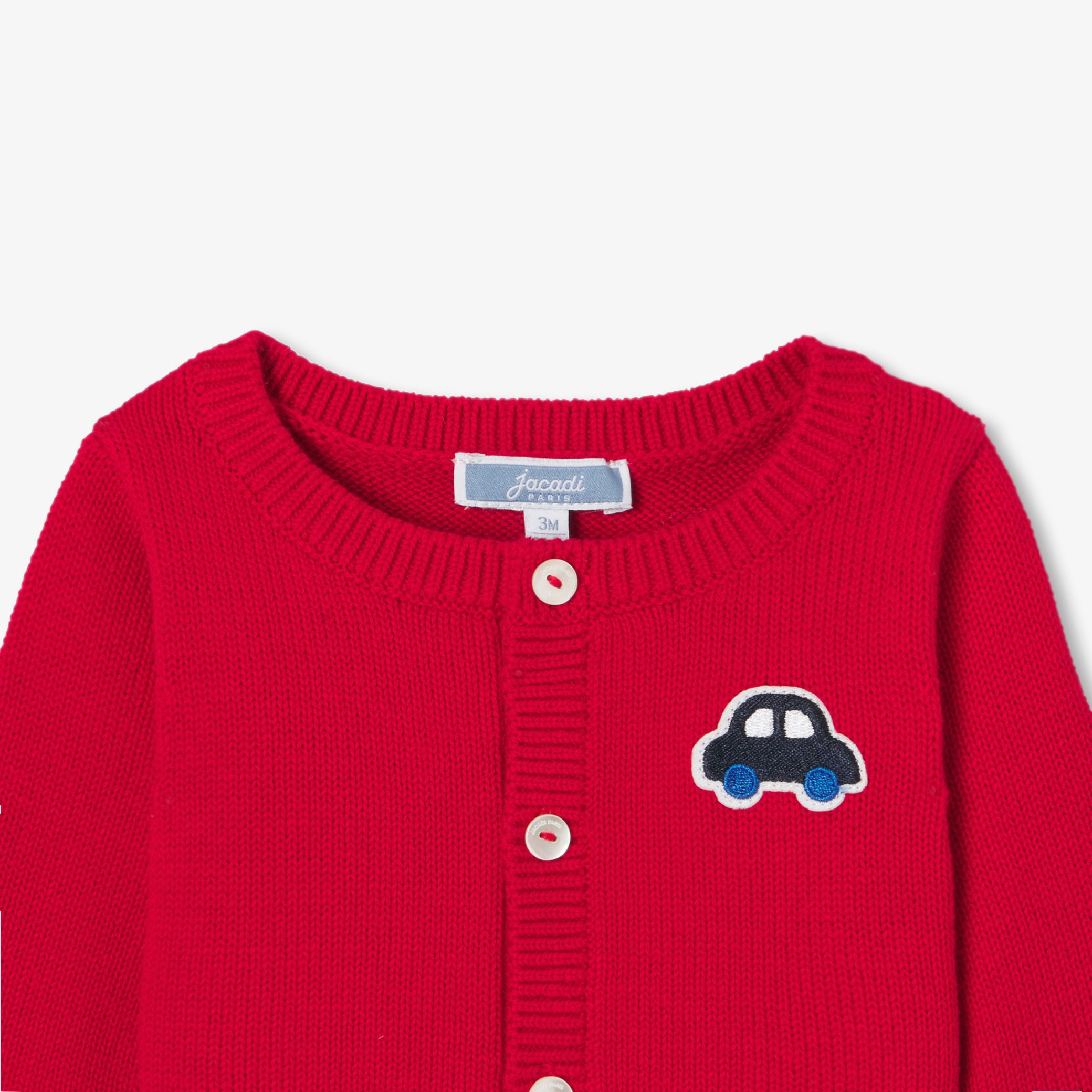Baby boy cardigan in cotton jersey - Modestie - Image 3