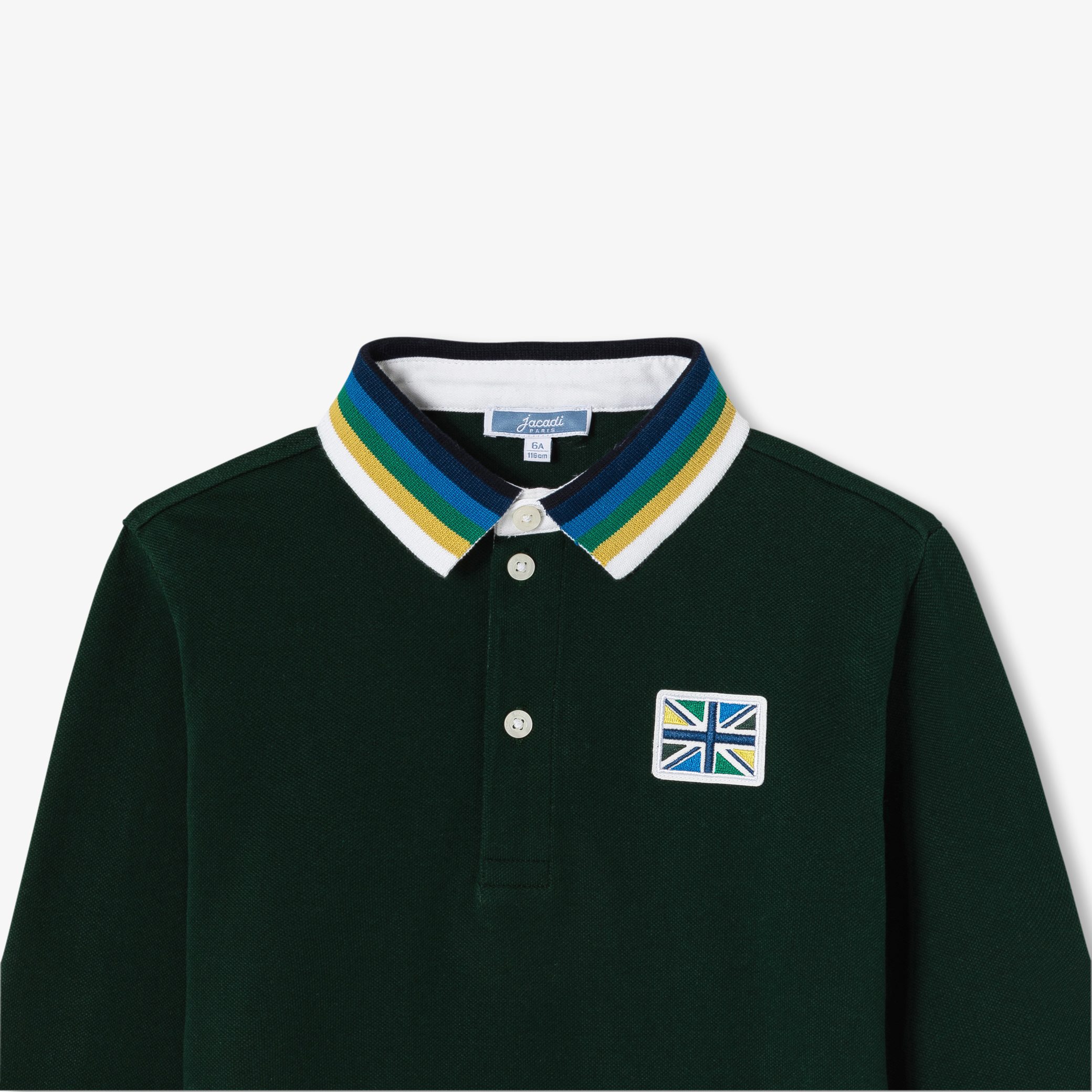 Boy polo shirt in cotton pique - Neflier - Image 3