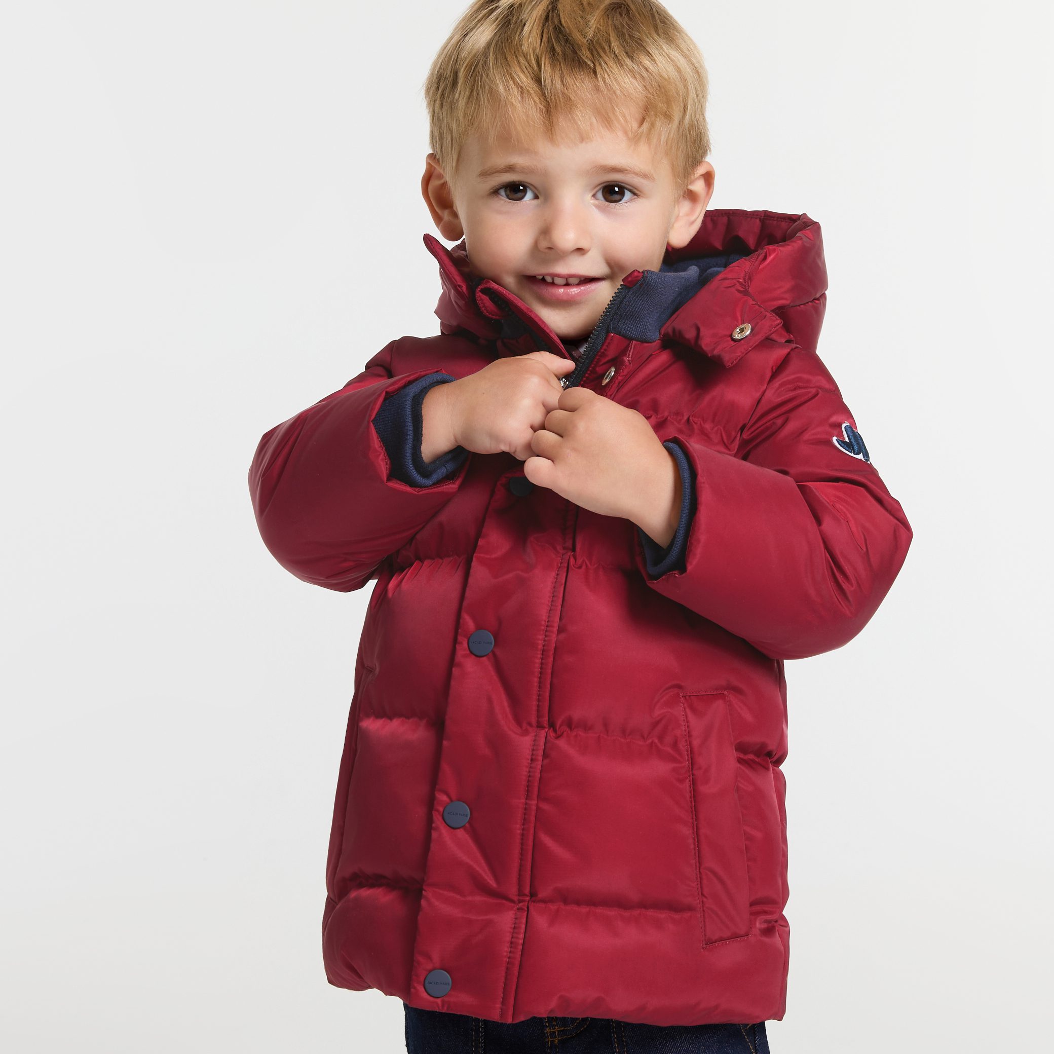 Baby boy nylon parka - Vignette - Image 3