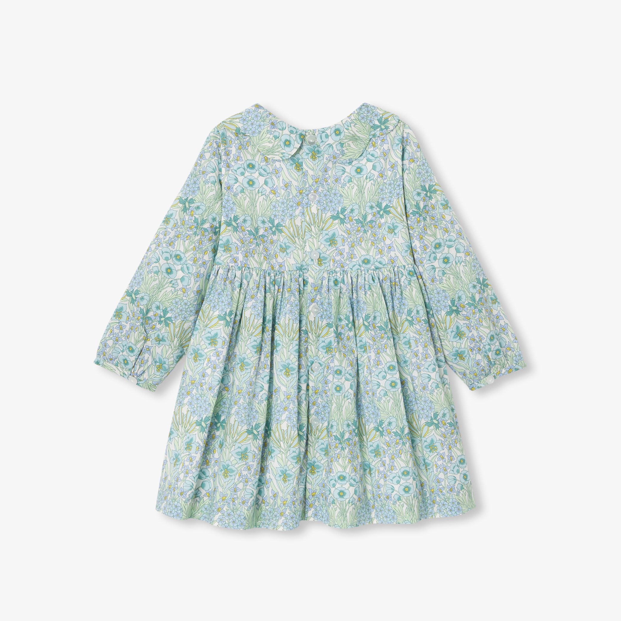 Baby girl dress in Liberty fabric - Nella - Image 4