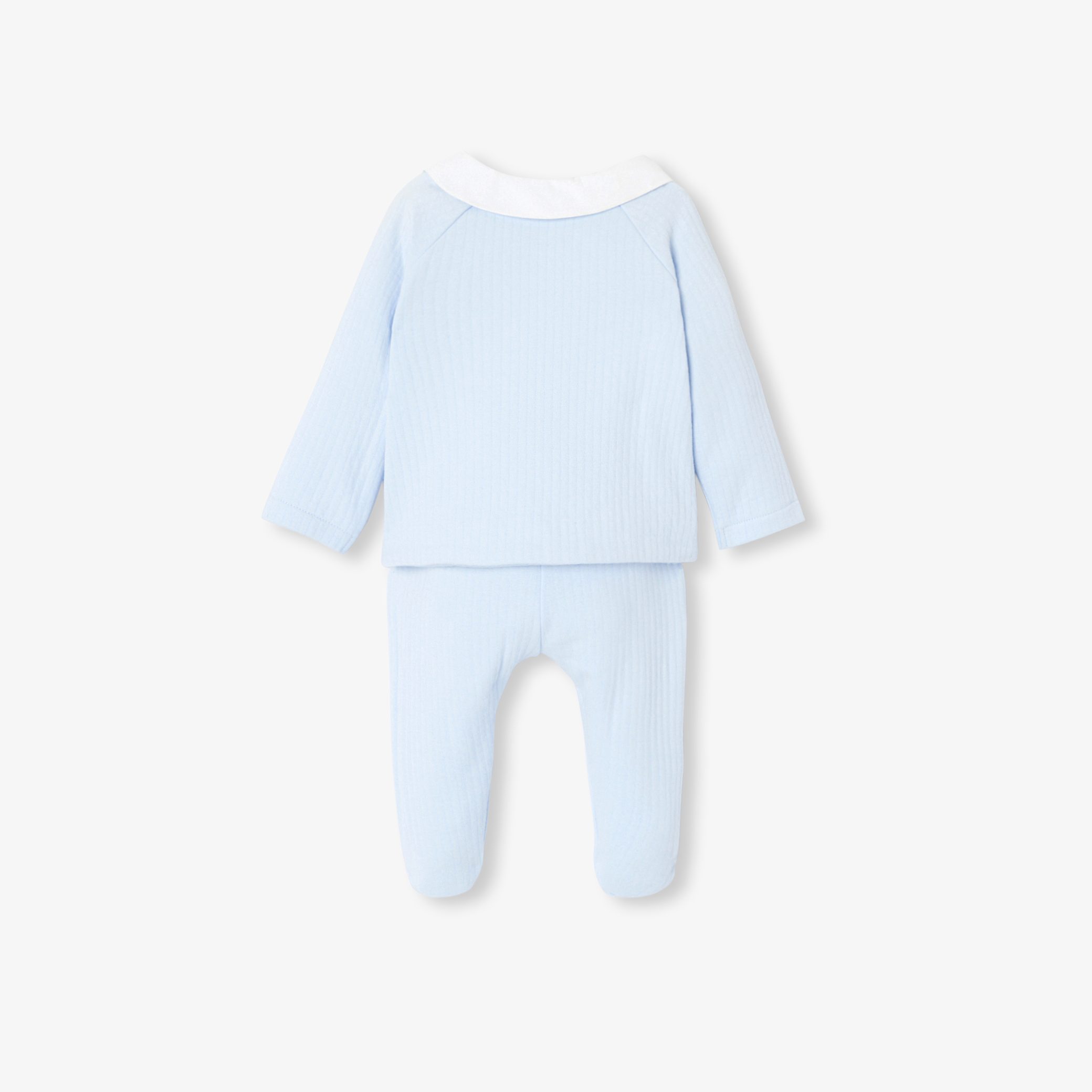 Baby boy comfort set in double-sided jersey - Paule - Image 2