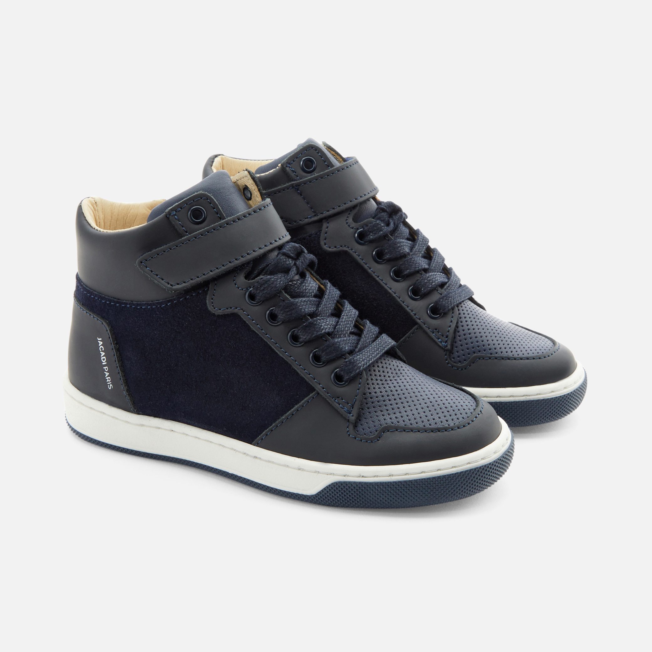 Boy high-top trainers - Caviar navy - Image 3