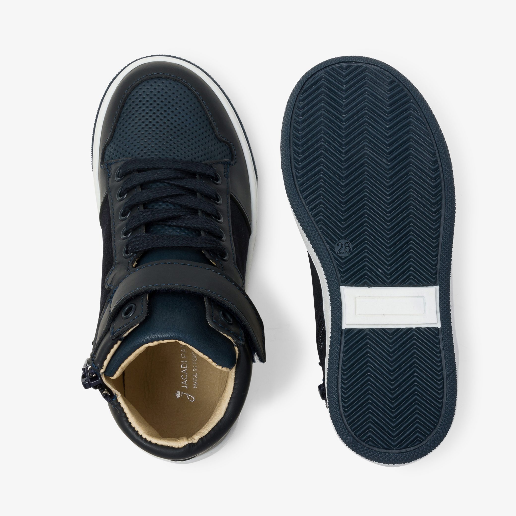 Boy high-top trainers - Caviar navy - Image 5