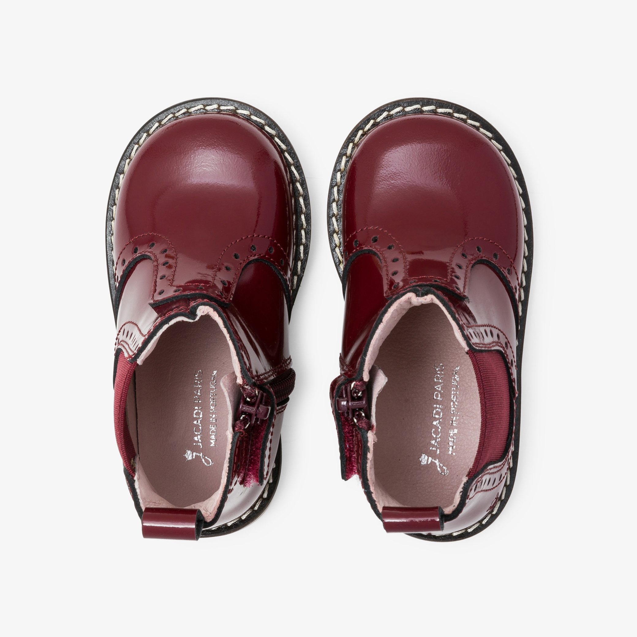 Baby girl Chelsea boots in patent leather - Diva - Image 2